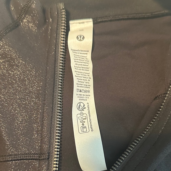 NWT- lululemon Define Jacket - Black Shimmer - Picture 6 of 6